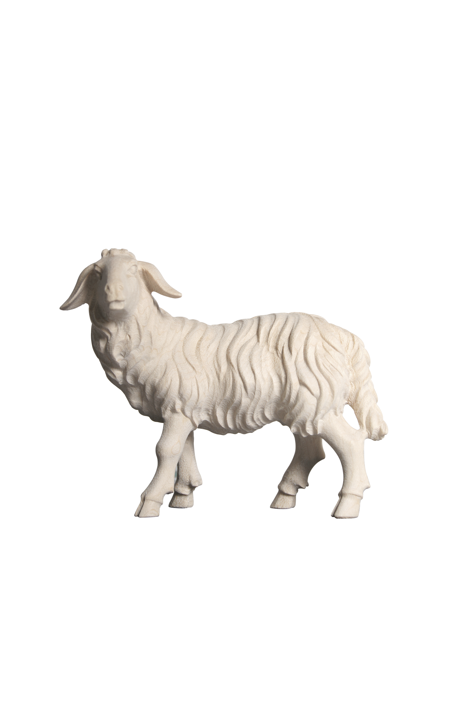 MA Sheep standing looking left | natural wood | 16 cm | 69797261